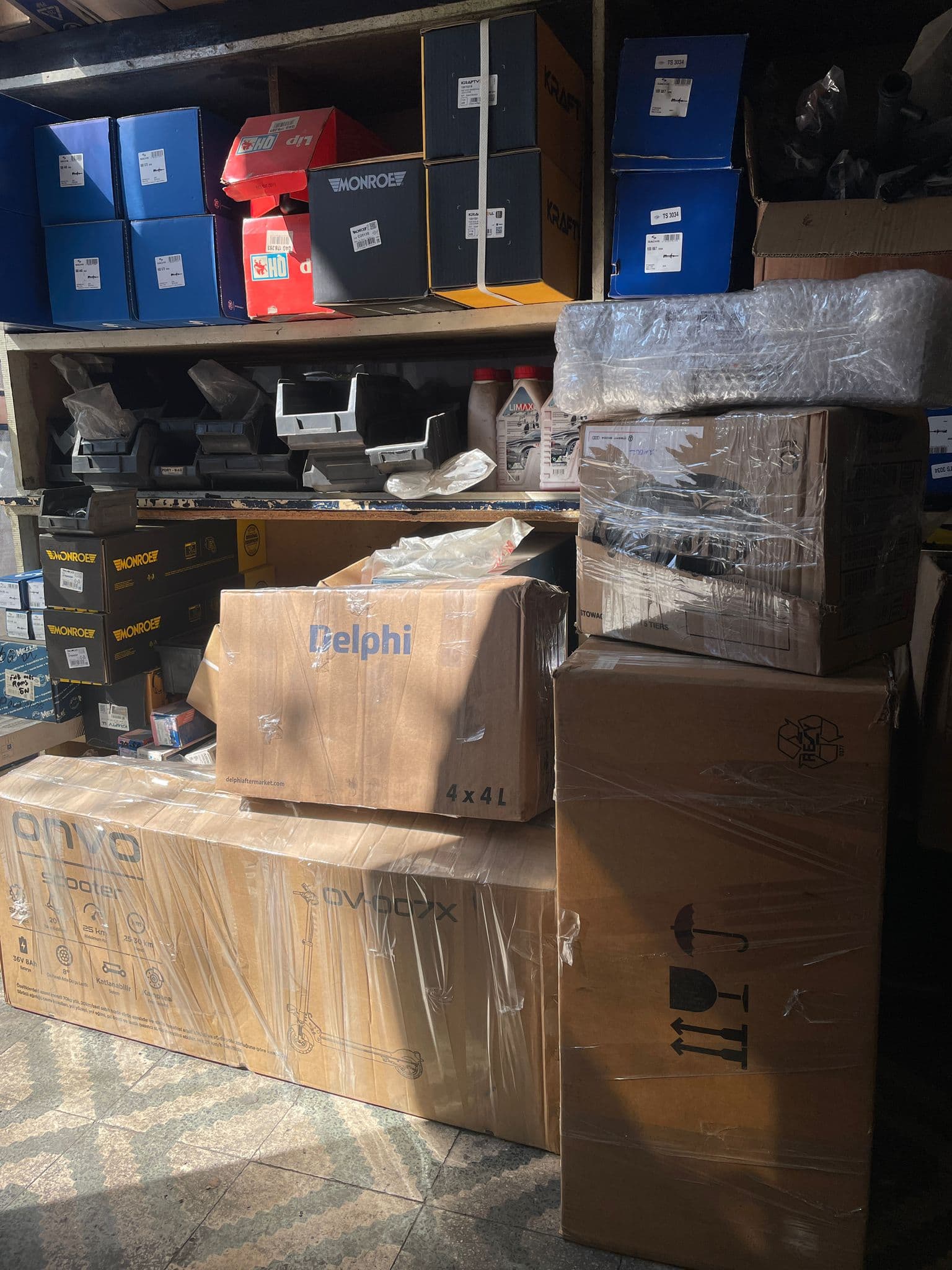 Kayasan Otomotiv paketleme süreci